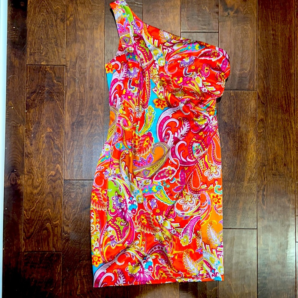Ralph Lauren silk paisley dress